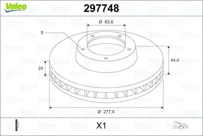 VALEO 297748 On Fren Disk Aynasi Doblo Albea Linea Bravo Panda 1 4 - 1 3jtd Stilo Idea 1 2 16v 1 3jtd Tempra Tipo 2 0 I Brava Bravo Marea 1 8 1 9td Nemo Bipper Fiorino 1 3hdi1 3jtd (Hava Sogutmali) (257 4×20×18 62) 2T141125CC