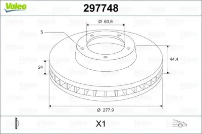 VALEO 297748 On Fren Disk Aynasi Doblo Albea Linea Bravo Panda 1 4 - 1 3jtd Stilo Idea 1 2 16v 1 3jtd Tempra Tipo 2 0 I Brava Bravo Marea 1 8 1 9td Nemo Bipper Fiorino 1 3hdi1 3jtd (Hava Sogutmali) (257 4×20×18 62) 2T141125CC