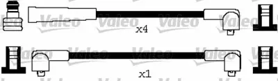 VALEO 346631 Ateşleme Kablo Takım Skoda Favorıt-Foreman 8v 93 95 T368S