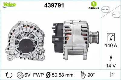 VALEO 439791 Alternatör 04L903024S
