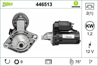 VALEO 446513 Mars Motoru Opel Astra J A13dte 6202071
