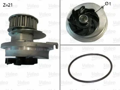 VALEO 506005 Devirdaim Vectra A ->93 18sv - 20ne - Astra F C18nz - C20ne Frontera A C20ne 1334008