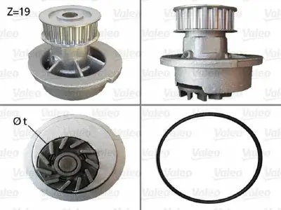 VALEO 506007 Devirdaim Su Pompası Corsa B Astra F Astra Classıc X14nz 14nv C14nz 16sv X14sz C16se 1334010