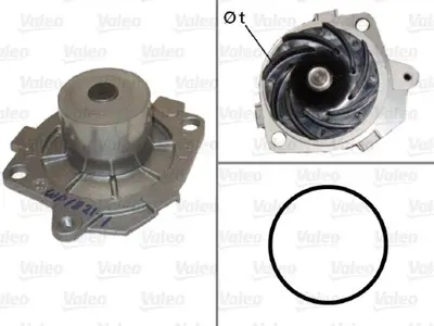 VALEO 506590 Devirdaim Alfa Romeo 146 147 156 159 Fiat Brava Bravo Croma Doblo Marea Idea Multipla Palio Punto Albea Stilo 1.9d - 1.9jtd - 1.9 Multijet Opel Astra H Vectra C Signum Zafira B 1.9cdti 46515970
