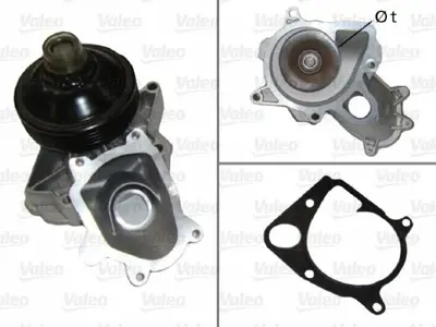VALEO 506663 Devirdaim Su Pompası Bmw E46 E38 E39 E53 Land Rover Range Rover Iıı 02>09 11512354055