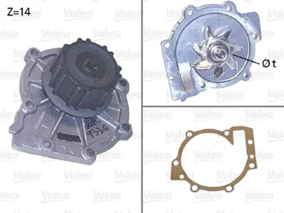 VALEO 506853 Devirdaim Volvo S80 I (184) 2.8 T6 -2.9 -3.0 -3.0 T6 97>06  9142695