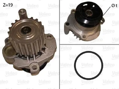 VALEO 506873 Devirdaim Polo 00>05 A2 00>02 Arosa 97>03 Ibiza 02>05 Fabia 00>04 Atd Axr Amf Bay 045121011B