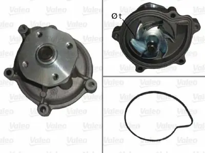 VALEO 506899 Devirdaim Pompası W169 04>12 W245 05>11 , Forfour (454) 04>06 , Colt 04> 1.5 6402000301