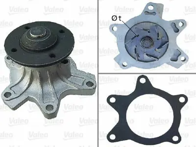 VALEO 506907 Devirdaim Toyota Corolla  Mını R50 R56 1.4 D4d 2004-2007 Yarıs 1.4 D4d 2005-> (P9) Aurıs 1.4 D4d 200 11517790871, 1610039395