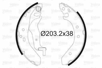 VALEO 562087 Arka Fren Balatası Pabuc Honda Cıvıc Vı 96-01 4431ST3E00