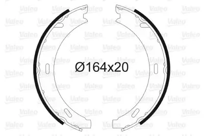 VALEO 562807 El Fren Balatası Mb C Class 203 00-03 1.8 Cgı. 1.8 İ. 2.0 İ. 2.1 Cdı. 2.3 İ. 2.6 İ. 2.7 Cdı. 3.0 A4144200320