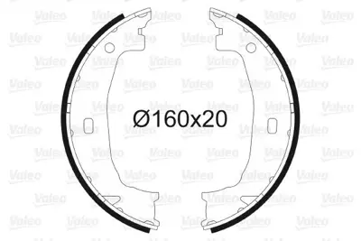 VALEO 562808 El Fren Balatası Bmw F20 F21 E81 E87 E88 E82 F22 F23 F87 E46 34411163244