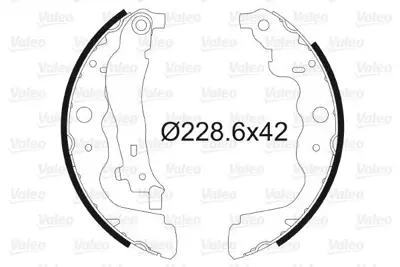 VALEO 564104 Arka Fren Balatası Pabuc Kangoo Iıı Captur Clıo Iv Duster Dokker Lodgy Sandero Iı Logan Mcv Mıcra No 6001549703