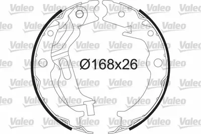 VALEO 564232 El Fren Balatası Epıca Evanda Lacettı 06> 96496764