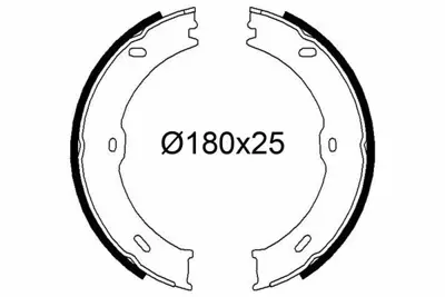 VALEO 564267 Arka Fren Pabuclu Balata Sprınter 906 06>16 Crafter 06>16 (Tek Teker) 2E0698525A