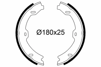 VALEO 564280 Fren Balatası Arka (Park Frenı Pabucu) C219 04>10 W211 02>08 S211 03>09 W212 09>15 R230 03>12 A2304200320