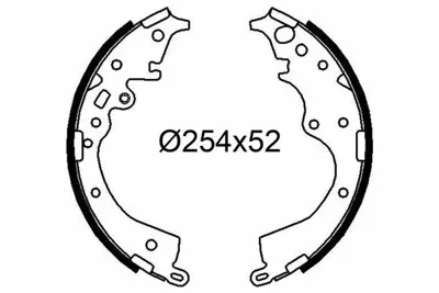 VALEO 564308 Fren Balatası Pabuc Arka Hıace 2.5d 4d - 2.7 Vvtı - 3.0d 05-> 449526240
