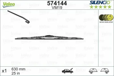 VALEO 574144 Silecek Supurgesı (630mm) E-Class W210 98>02 S210 97>03 A2108200245