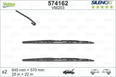 VALEO 574162 Silecek Supurgesı 650-560mm Bmw E39  61619070579