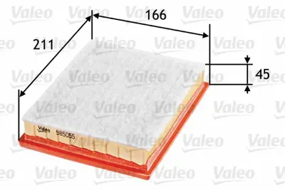 VALEO 585055 Hava Filitresi Combo B 93>02 Tıgra A 93>02 Corsa B 93>02 93>02 (Benzınlı) 90570363