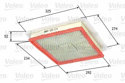VALEO 585174 Hava Filitresi Astra G 2.0 Dtı 2.2 Dtı 16v 99>05 Astra H 1.3cdtı 1.7cdtı Zafıra 00>05 93181912, 835632, 93192884, 5834281, 5834033, 55556465, 835628, 91181912, 9201139, 9201158