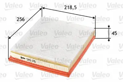 VALEO 585176 Hava Filitresi Ford Ka 1.6ı 11 - 02>, Streetka 1.6ı 11 - 02> XS5X9601DA