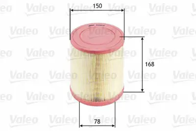 VALEO 585676 Hava Filtresi A6 2 0 Tfsi 2 0 Tdi (07 04) A6 Avant 2 0 Tfsi 2 0 Tdi (07 04) 4F0133843A