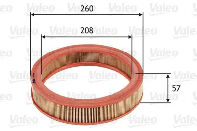 VALEO 585686 Hava Filitresi Skoda Felıcıa Iı 1.3 115946201S, 1506212