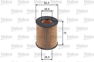 VALEO 586554 Yağ Filitresi 4S7J6744AA