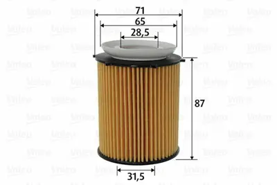 VALEO 586618 Yağ Filitresi A2701800109