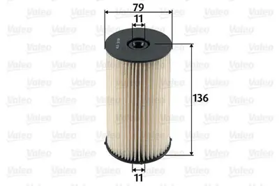 VALEO 587904 Yakit Filtresi (Mazot) Fiat Albea Doblo 05> Punto Ducato Peugeot Boxer Jumper Opel Astra Class 3C0127177, 3C0127434, 1K0129620D, 1K1819653B, 3L115466, 3L115562, 1K0819644B, 1K0819644A, 71115562A, 71115562C
