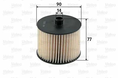 VALEO 587915 Yakıt Filitresi 3M5Q9176AA
