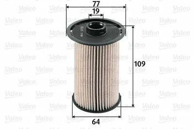 VALEO 587925 Mazot Filitresi Focus Iı 04>11 1.8 Tdcı -2.0 Tdcı  C Max  04> Mondeo Iv 07>14 1.8 Tdcı  1352443