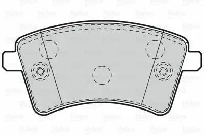 VALEO 670010 Fren Balatası Ön 410601334R
