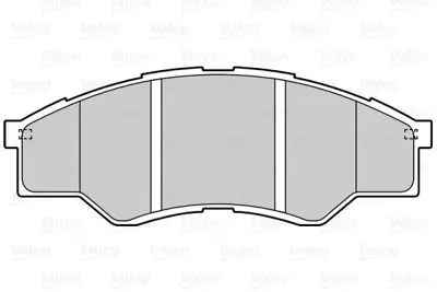 VALEO 670023 On Fren Balatası Hılux Iıı Pıckup 2,5d 4d 06 - 06> 44650K160