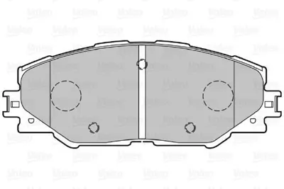 VALEO 670027 Ön Balata Aurıs 1.4 D-1.4-1.8 1.6 Vvtı-2.0 D-2.2 D 07 12 Rav4 Iıı 2.0 Vvti 06 12 2.2d-4d 06 4465YZZDY