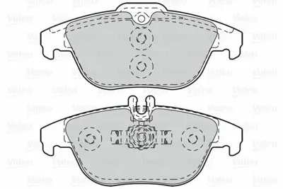 VALEO 670051 Fren Balatası Arka X204 08>15 W204 07>14 S204 07>14 C207 11>16 A207 10>16 74206220, 74208520, 54205120, 74206020, 74206120, A0054200720, A0054204220, A0054204320, A005420432041, A0054204920