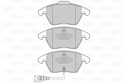 VALEO 670060 Fren Balatası On Fıslı Golf Iv 97> Golf V 03> Golf Vı 08> Polo V 09> Eos 06> Jetta Iıı 05> Jetta Iv 3C0698151J, 3C0698151K, 8J0698151C
