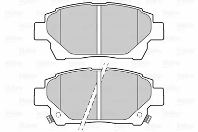 VALEO 670062 Dısk Fren Balatası (Ön) Toyota Yaris 1.0-1.3 99>05, İq 1.0-1.3-1.4d 08> 446574020