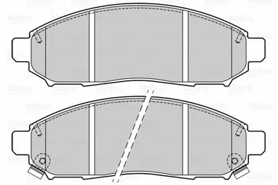 VALEO 670064 On Fren Balatası Nıssan Navara 04-10 Patfınder 05-11 (17 Jant) D1M60CY70B