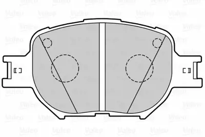 VALEO 670090 Fren Balatası On Toyota Corolla 2001-2007 Verso 2001-2004 446513030