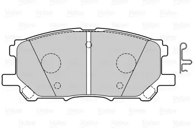 VALEO 670126 Disk Fren Balatası Ön Lexus Rx 2003-2008 44650W070, 446548080, 446548100, 446548110, V9118A082, V9118A093, V9118B031, 44650D040, 4605A050, MR407391