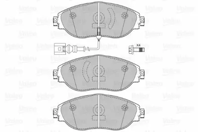 VALEO 670286 Fren Balatası Ön 8V0698151C