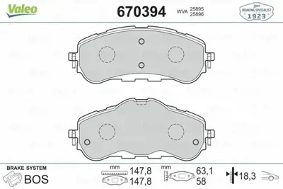 VALEO 670394 On Fren Balatasi P4007 C Crosser 06> 2 2hdi 2 4hdi Mitsubishi: Eclipse Fto Coupe Galant Iv V Vi 2 0 Gti 2 4 2 5 (89 03) Galloper 2 5td (92 96) Langer 08> 2 0 Magna 2 5 3 0 3 5 (00 03) Outlander 2 4 2 2 06> Pajero 2 0 2 5td (84 91) - (Mqp) 1610428780