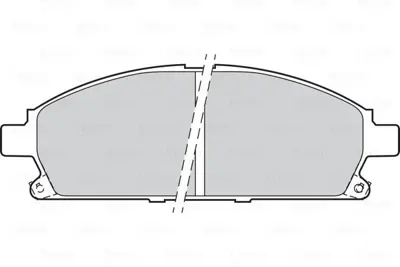 VALEO 670452 Fren Balatası On Nıssan X Traıl 00-07 Pathfınder 97-04 Infınıtı Qx4 Q45 Iı 97-01 410601W385
