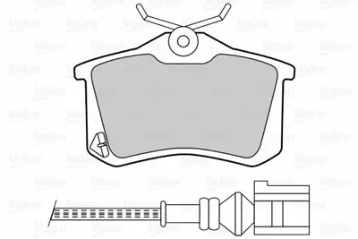 VALEO 670674 Arka Fren Balatasi Fabia 1 4ı 16v 1 9 Tdi 00> 1027650, 1607083280, 1617190980, 1E0698451C, 1H0615406, 1H0698451, 1H0698451A, 1H0698451C, 1H0698451F, 1H0698451H