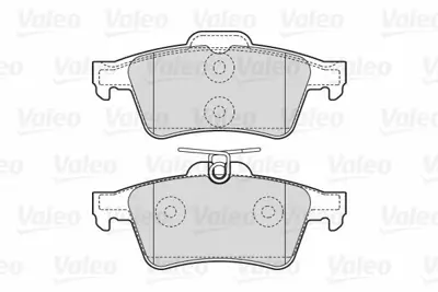VALEO 670783 Arka Fren Balatasi Laguna Ii Iii Vectra C C Max Focus Ii 04  > Focus Ii C Max (03 07) Connect 1 8tdci 02  > Volvo S40 Jaguar Xf - Xj - Xk Mazda 3 Mazda 5 P508 C5 Iii MEAV6J2M008AA