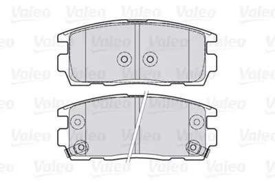 VALEO 670941 Arka Fren Balatasi Antara Captiva 1605123, 4819239, 95459513, 96626076