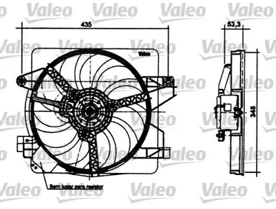 VALEO 698496 Fan Seti Ford Ka 1092621