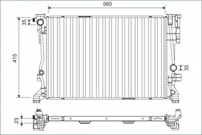 VALEO 701158 Motor Su Radyatoru X156 13> W176 12>18 W246 11>18 C117 13>19 2465001303, A2465001303, 214105DB0A, 67187, RA0171040, 8MK376924021
